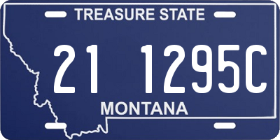 MT license plate 211295C