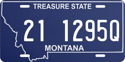 MT license plate 211295Q