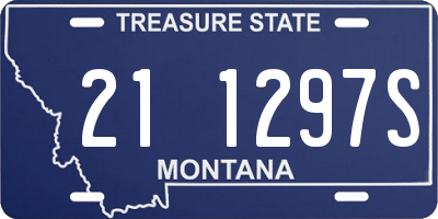 MT license plate 211297S