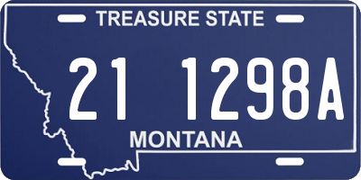 MT license plate 211298A