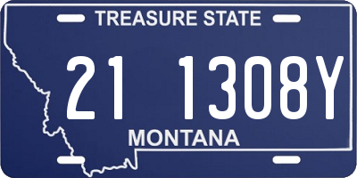 MT license plate 211308Y