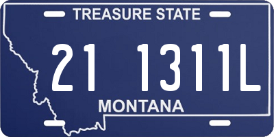 MT license plate 211311L