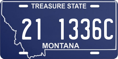 MT license plate 211336C
