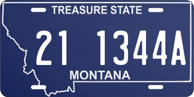 MT license plate 211344A