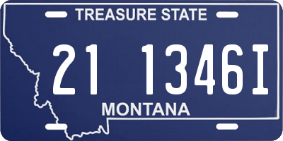 MT license plate 211346I