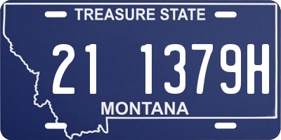 MT license plate 211379H
