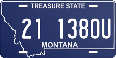 MT license plate 211380U