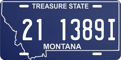 MT license plate 211389I