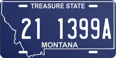 MT license plate 211399A