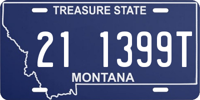 MT license plate 211399T