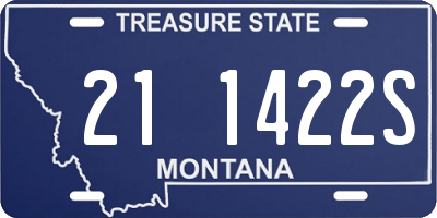 MT license plate 211422S