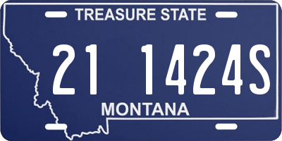 MT license plate 211424S