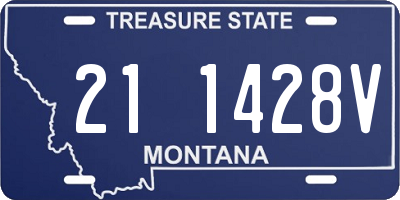 MT license plate 211428V
