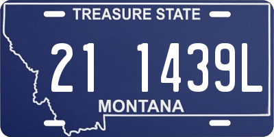 MT license plate 211439L