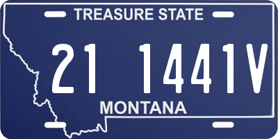 MT license plate 211441V