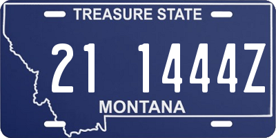 MT license plate 211444Z