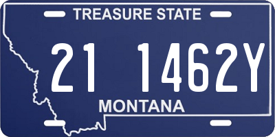 MT license plate 211462Y