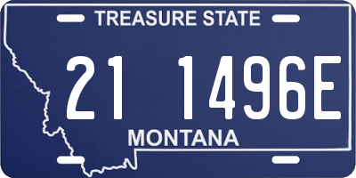MT license plate 211496E