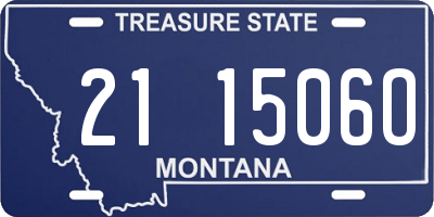 MT license plate 211506O