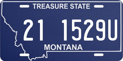 MT license plate 211529U
