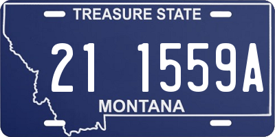 MT license plate 211559A