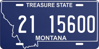 MT license plate 211560O
