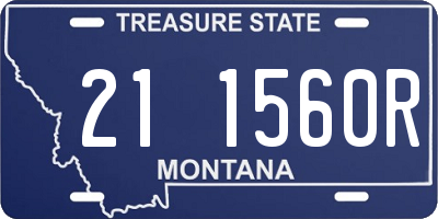 MT license plate 211560R