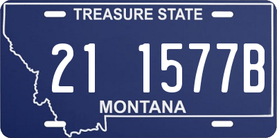 MT license plate 211577B