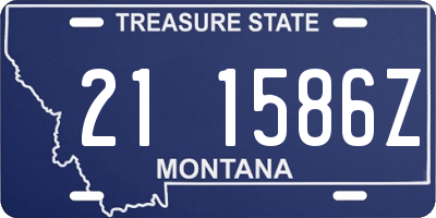 MT license plate 211586Z