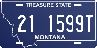 MT license plate 211599T