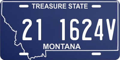 MT license plate 211624V