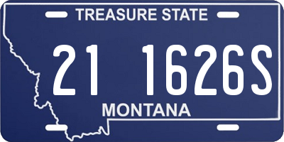 MT license plate 211626S