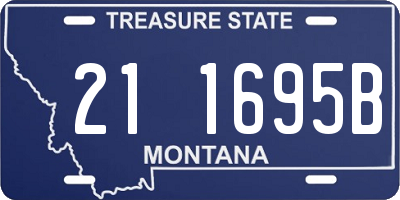 MT license plate 211695B