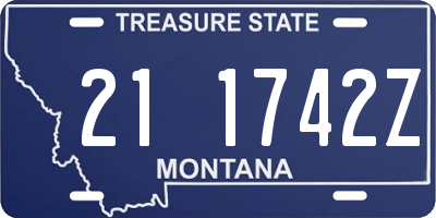 MT license plate 211742Z