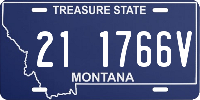 MT license plate 211766V