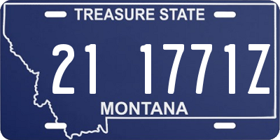 MT license plate 211771Z