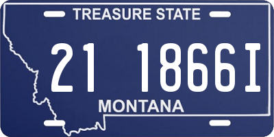 MT license plate 211866I