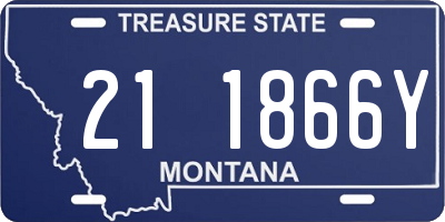 MT license plate 211866Y
