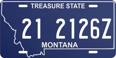 MT license plate 212126Z