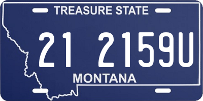MT license plate 212159U