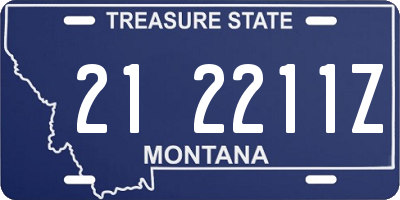 MT license plate 212211Z