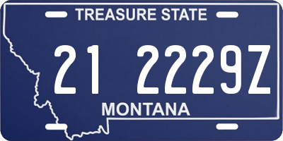 MT license plate 212229Z