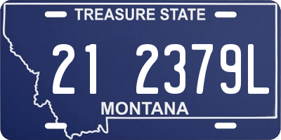 MT license plate 212379L