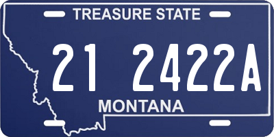 MT license plate 212422A