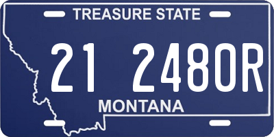 MT license plate 212480R