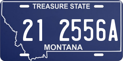 MT license plate 212556A