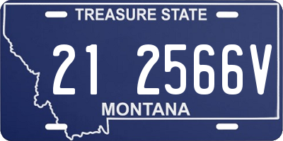 MT license plate 212566V