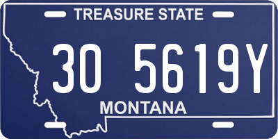 MT license plate 305619Y