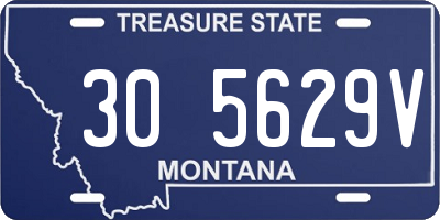 MT license plate 305629V