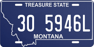 MT license plate 305946L